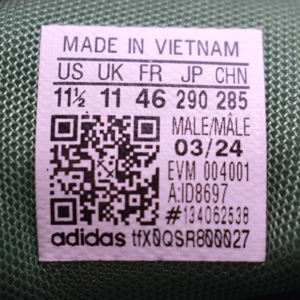 Adidas S2G SL 24 Spikeless Golf Shoes Sneakers Green White Men's 11.5 NWT ID8697 - Picture 10 of 11